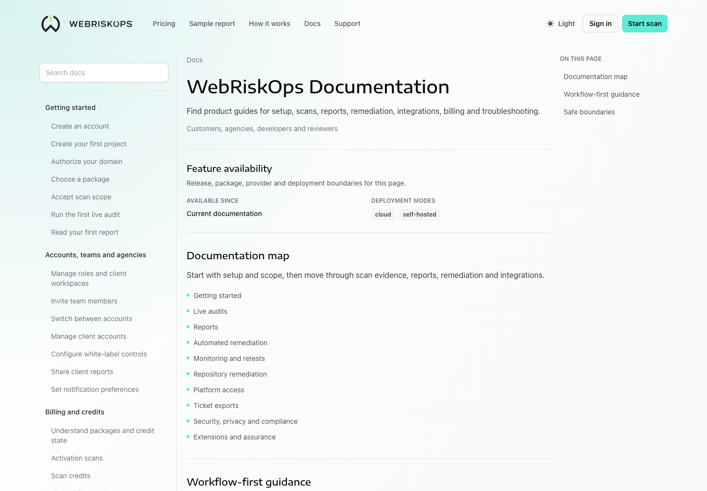 Project documentation path